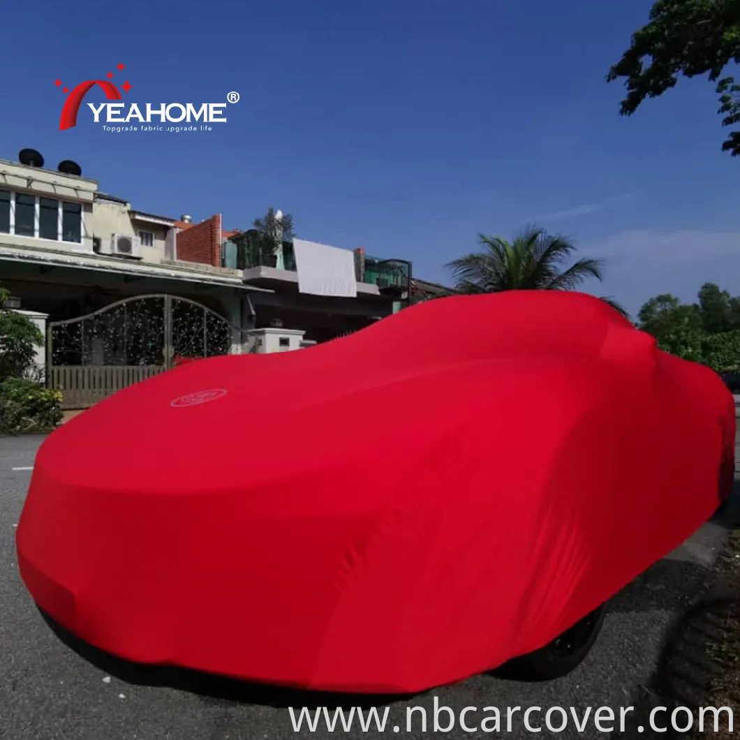 Customized Logo Printing Indoor Car Cover Breathable Car Decoration